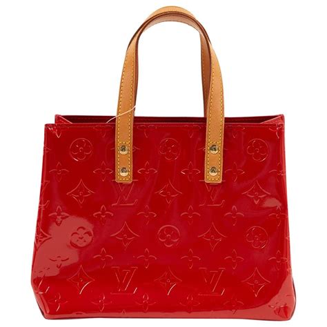 louis vuitton tote red inside